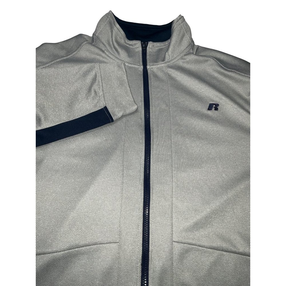 Russell‎ DRI-POWER 2XL Gray Full Zip Men's Jacket